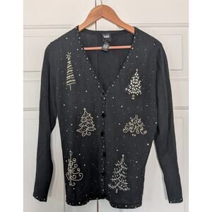 Designers Originals Studio Joy Beaded Christmas Cardigan